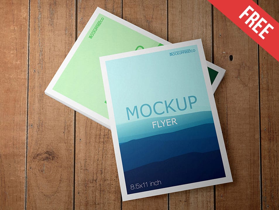 Flyer Mockup PSD
