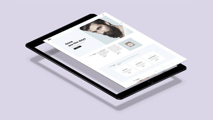 Flying iPad Pro Mockup