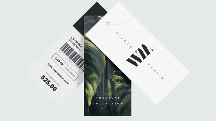 Free Brand Tags Mockup