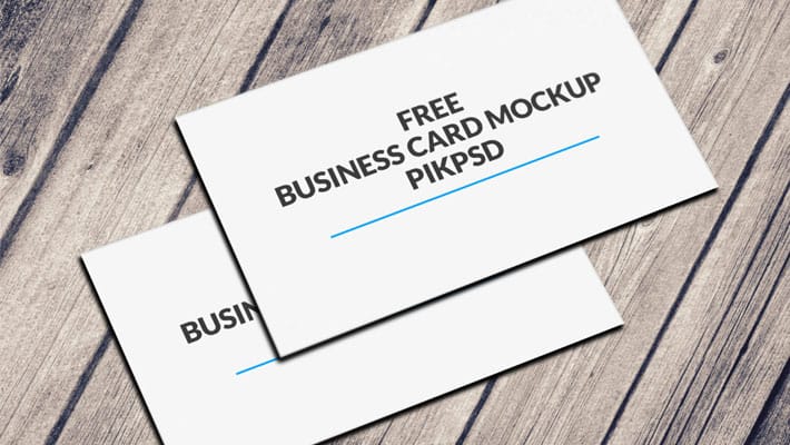 Free Business Card Mockup