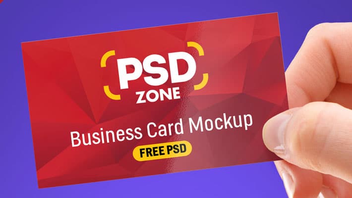 Free Business Card Mockup PSD