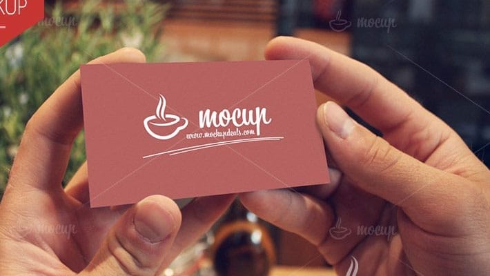 Free Business Card Mockup