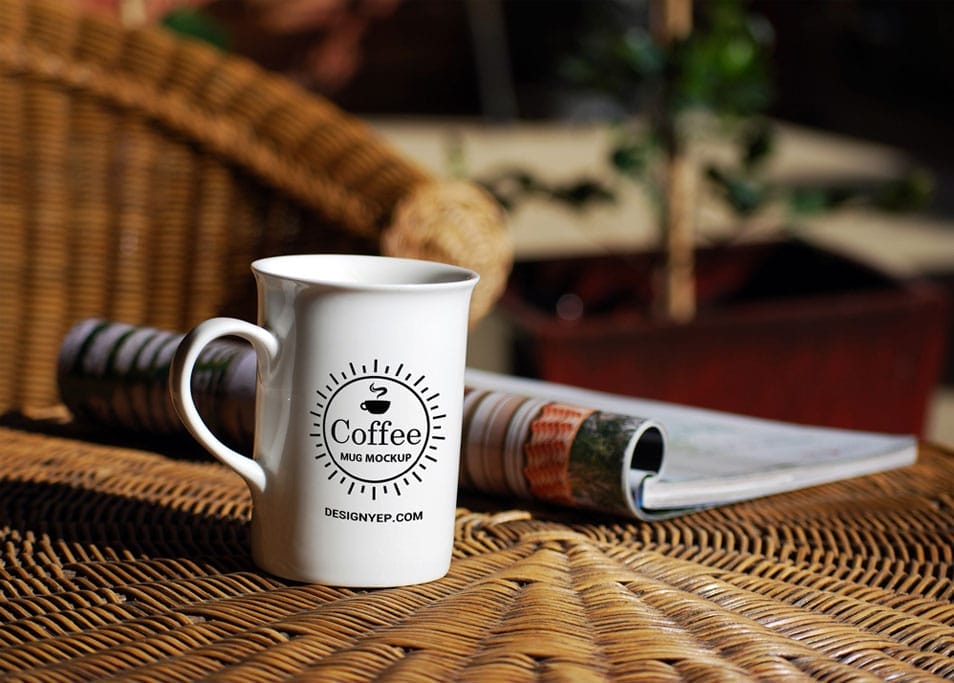 Free Coffee Mug Mockup PSD