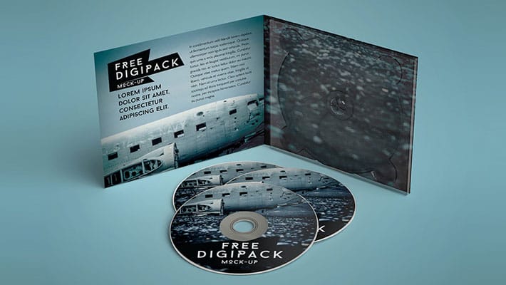Free Digipack Mockup