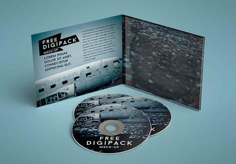 Free Digipack Mockup