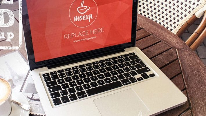 Free Macbook Mockup Terrace