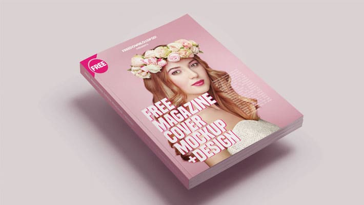 Free Magazine Cover Mockup
