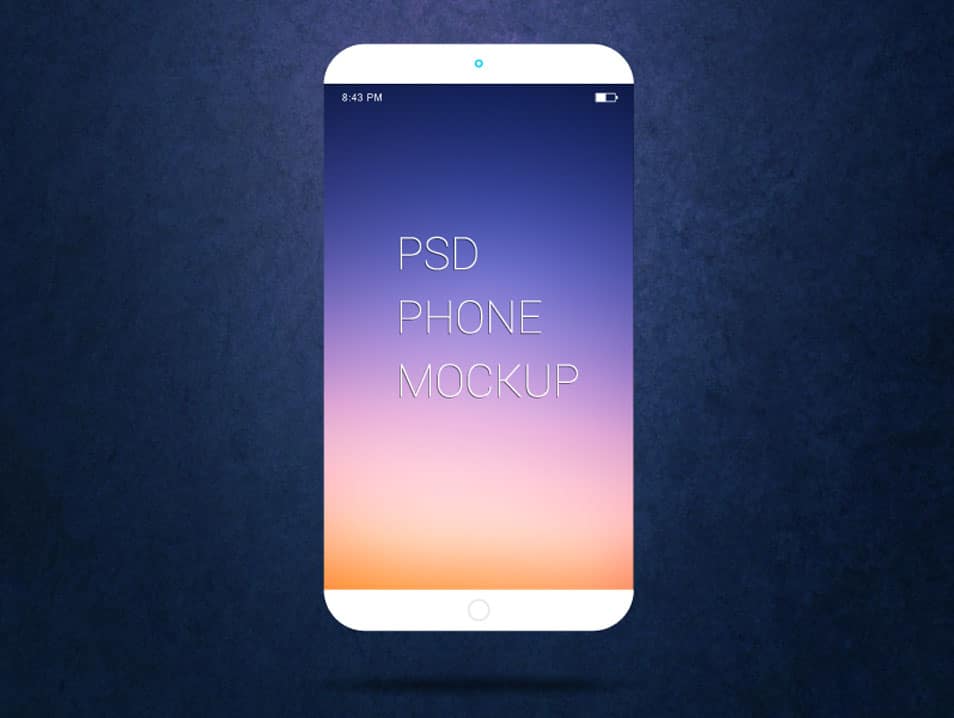Free Smartphone PSD Mockup