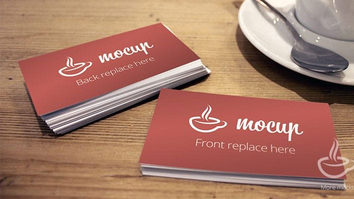 Free Business Card Mockup