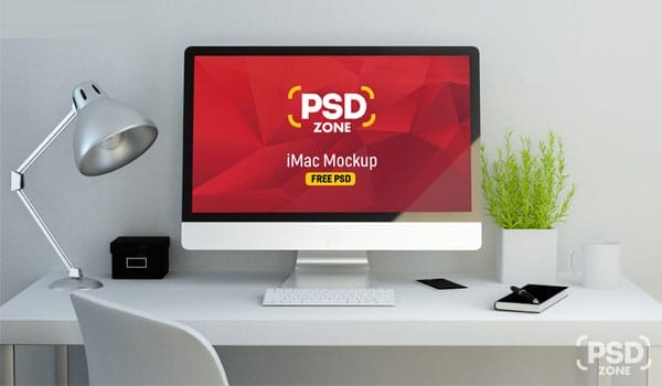 Free iMac Mockup PSD