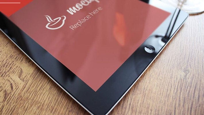 Free iPad 2 Black Mockup