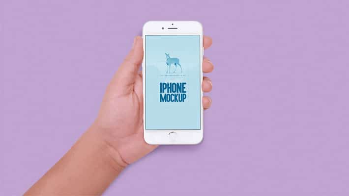 Free iPhone 6S Mockup With 7 Unique Gestures And 8 Holding Positions