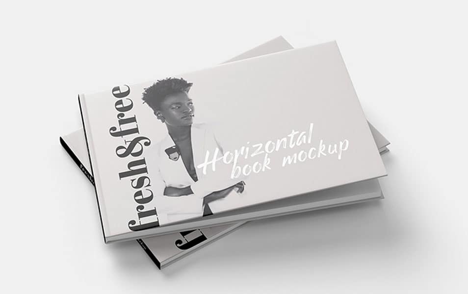 Free Landscape Book Mockup