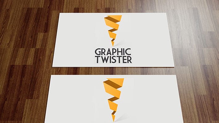 Front Business Card Mockup