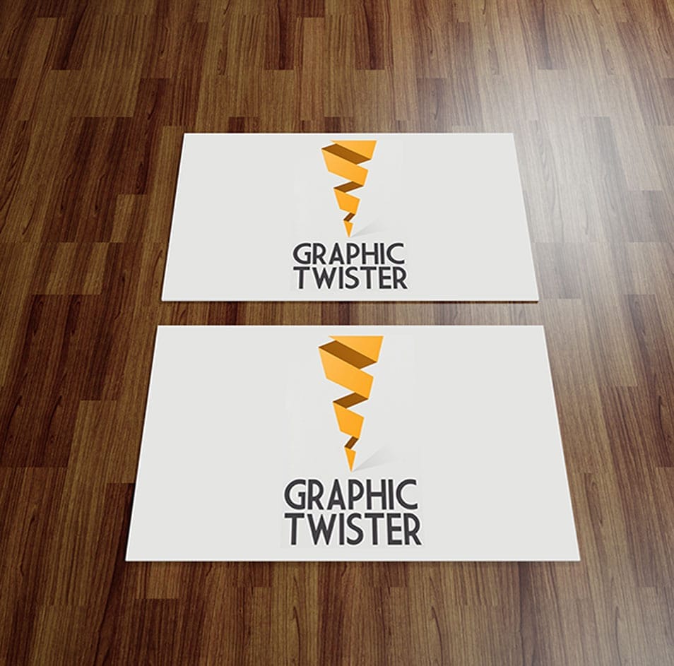 Front Business Card Mockup