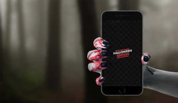 Halloween iPhone 6s mockup