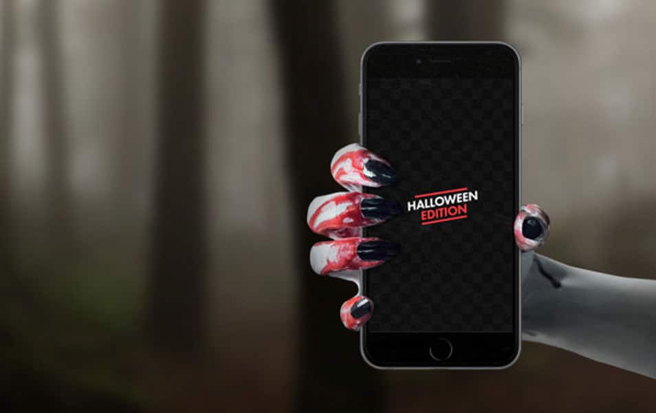 Halloween iPhone 6s mockup