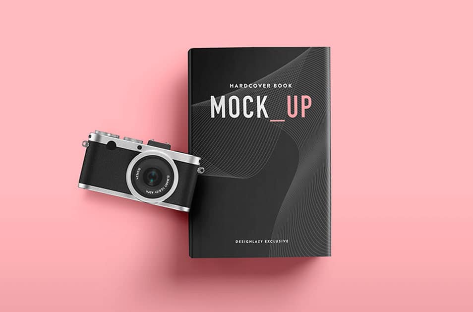 Hardcover Book Mockup PSD
