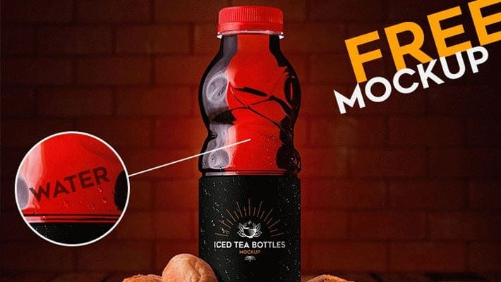 Iced Tea Bottles Mockup