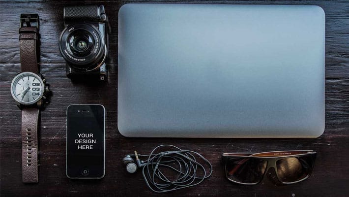 iPhone at a Glance Mockup