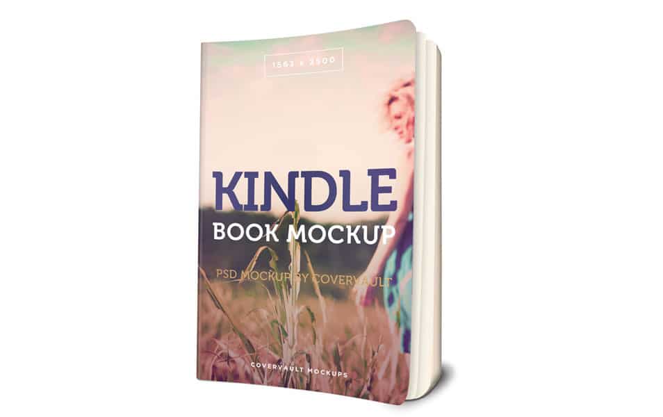 Kindle Paperback Book 3D Mockup