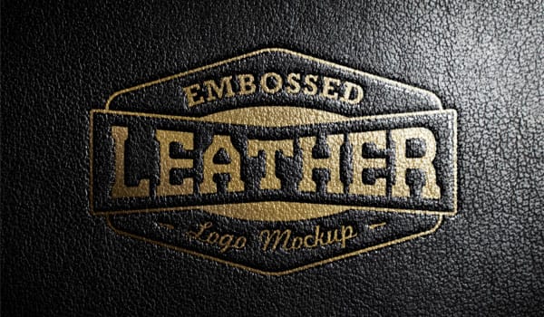 Leather Stamping Logo MockUp