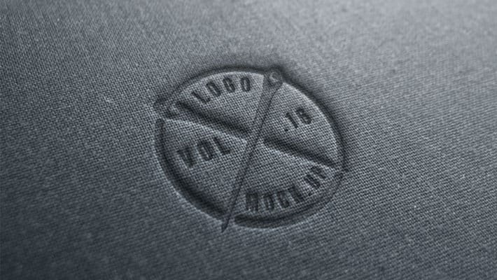 Linen Logo Mock-Up Template