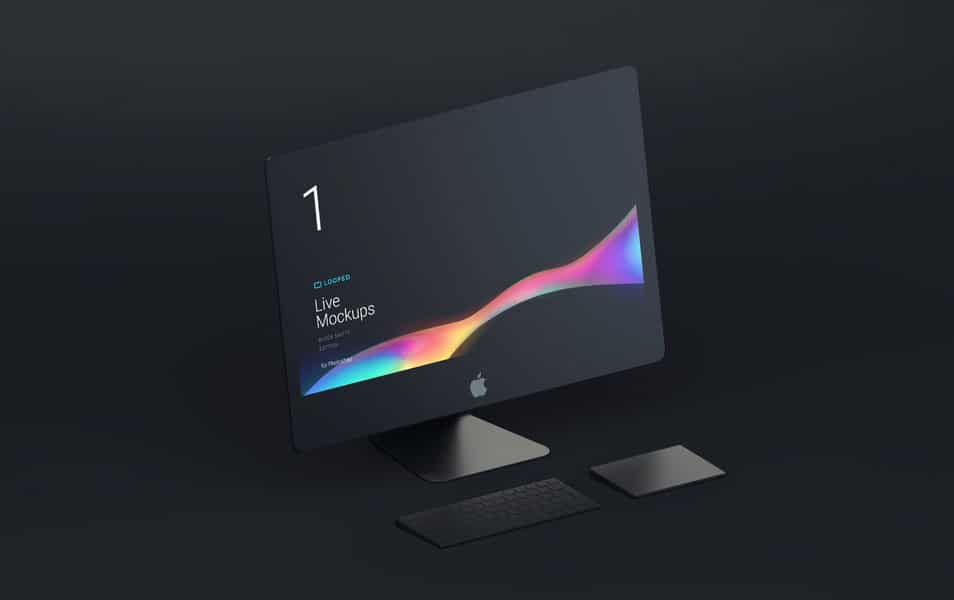 Live Mockups Black Matte Edition