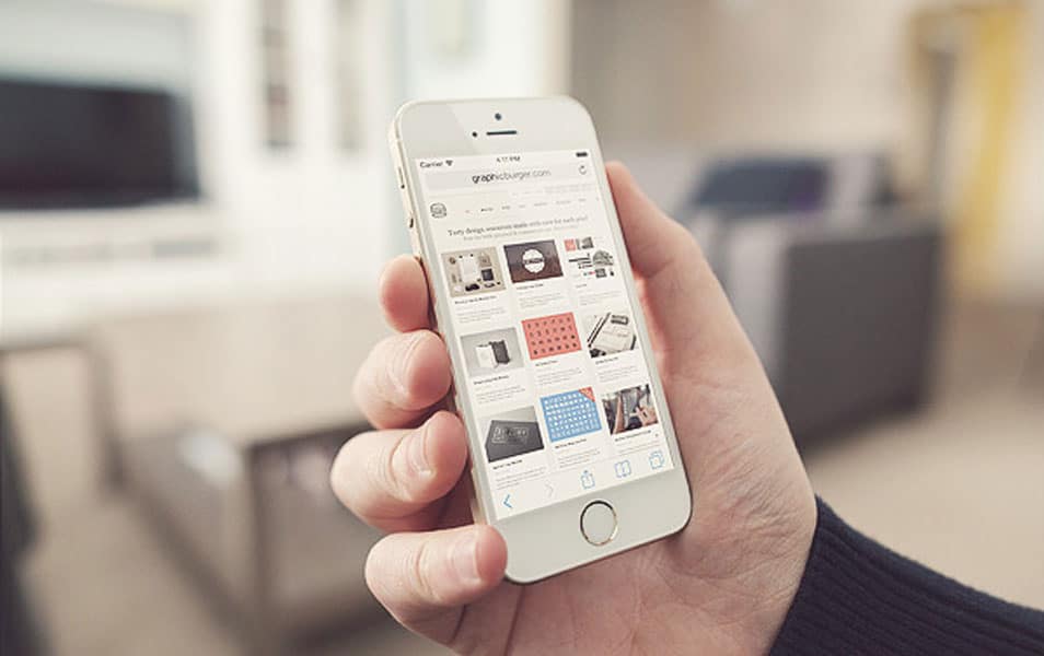 Living Room iPhone 5S MockUp