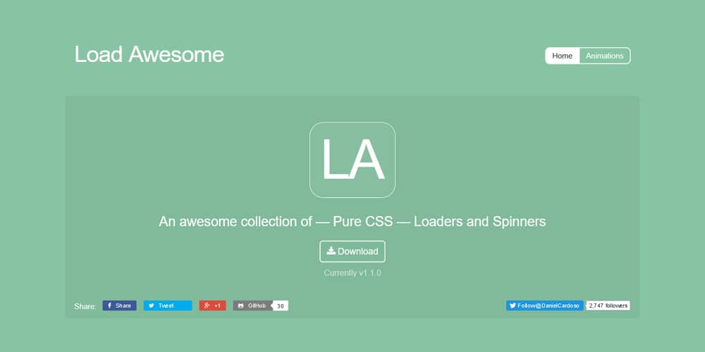 Nice Loading Animation for Websites 133 Load Awesome