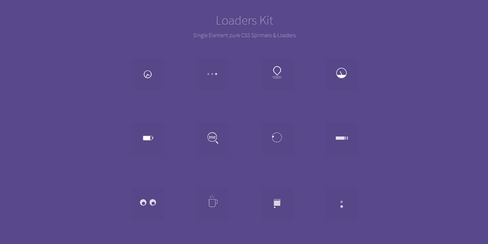 Nice Loading Animation for Websites 138 Loaders Kit