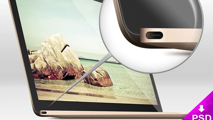 MacBook Air Mockup Design