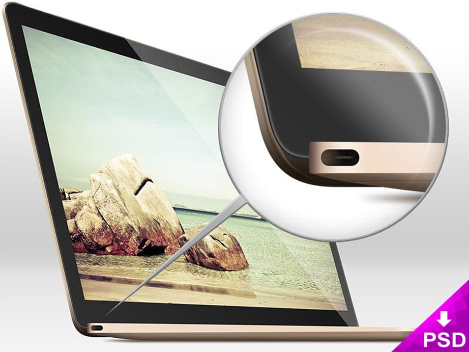 MacBook Air Mockup Design