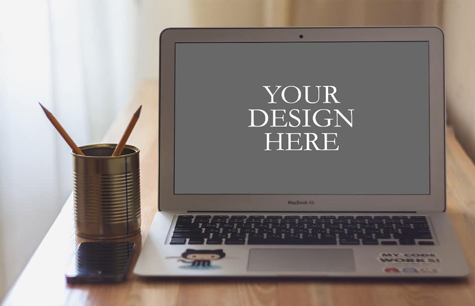 Macbook Air Mockup