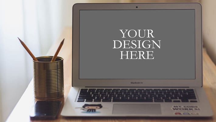 Macbook Air Mockup