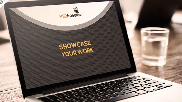 Macbook Pro Display Mockup PSD