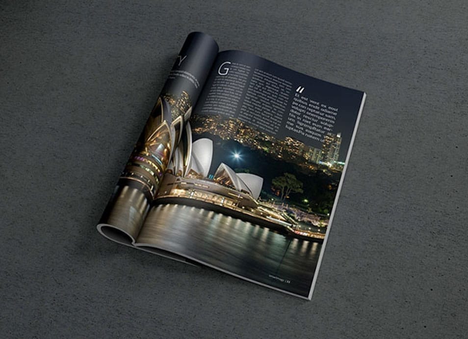 Magazine PSD Mockup