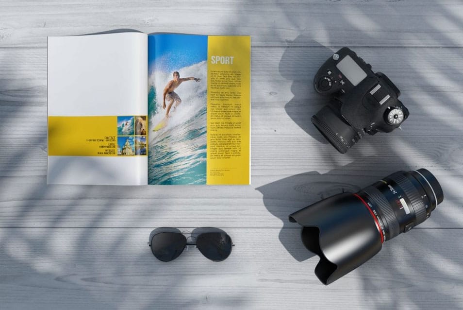 Magazine PSD Mockups