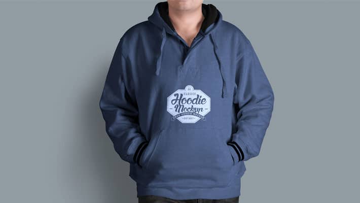 Men’s Fabulous Free Hoodie Mockup