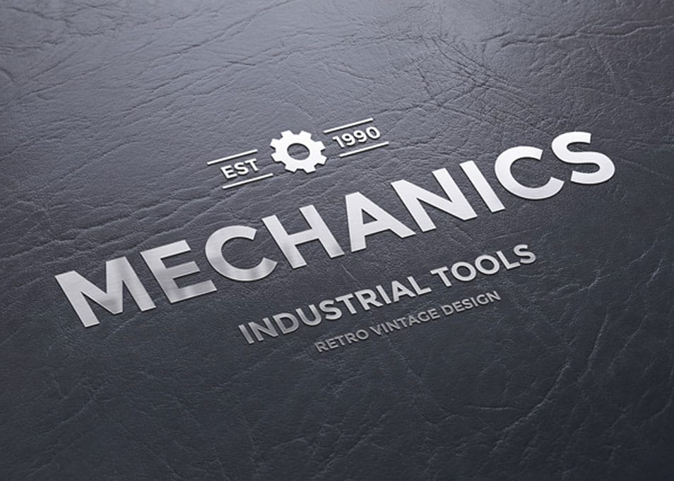 Metallic Logo Mockup