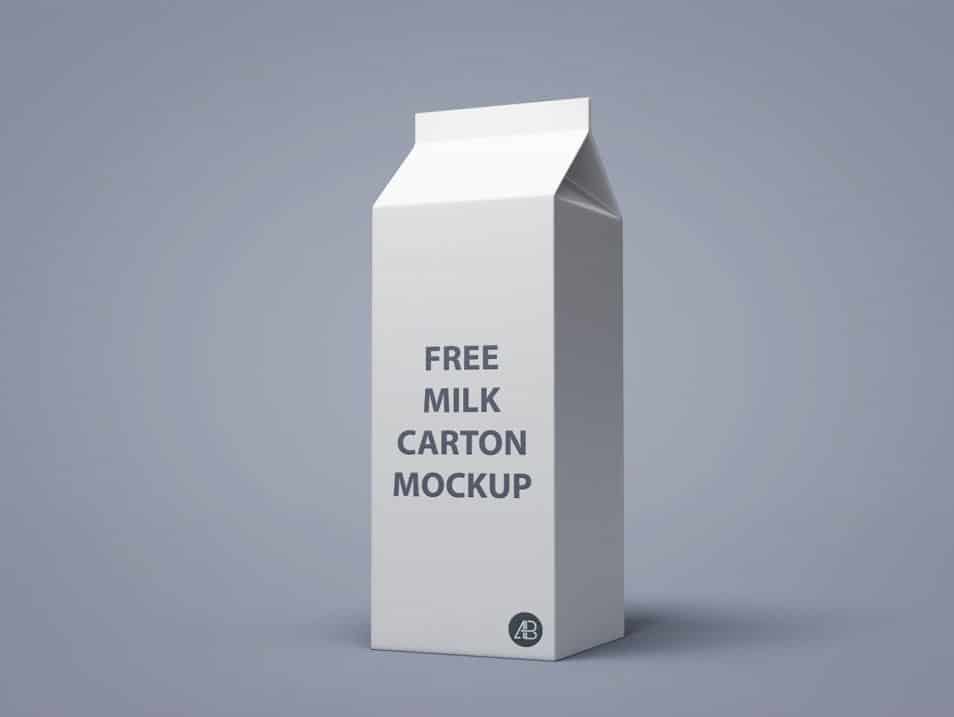 Milk Carton Mockup