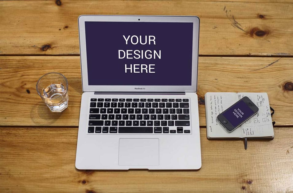 Minimal Apple Devices Mockup