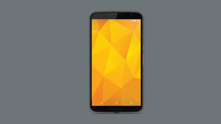 Motorola Nexus 6 Model Vector Mockup