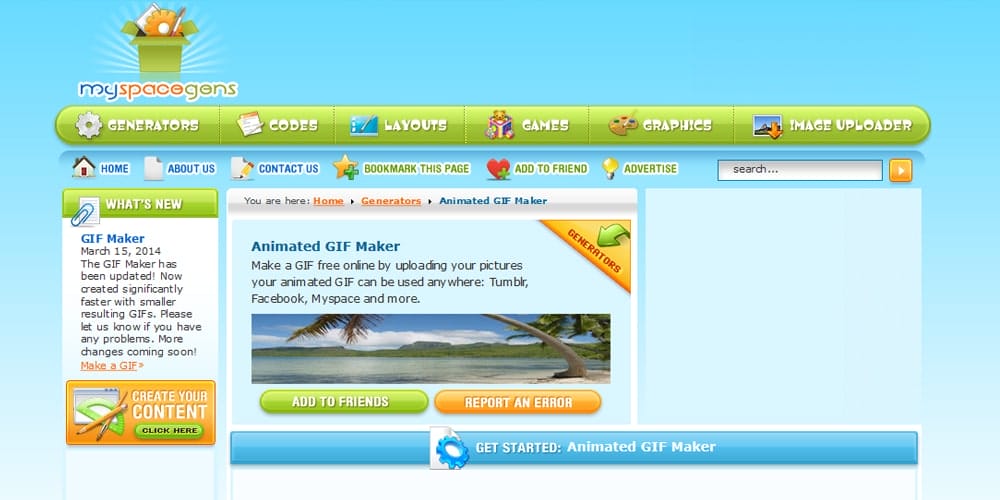 Best Gif Creator Tools You Ever Wanted 8 Myspacegens Gif Maker