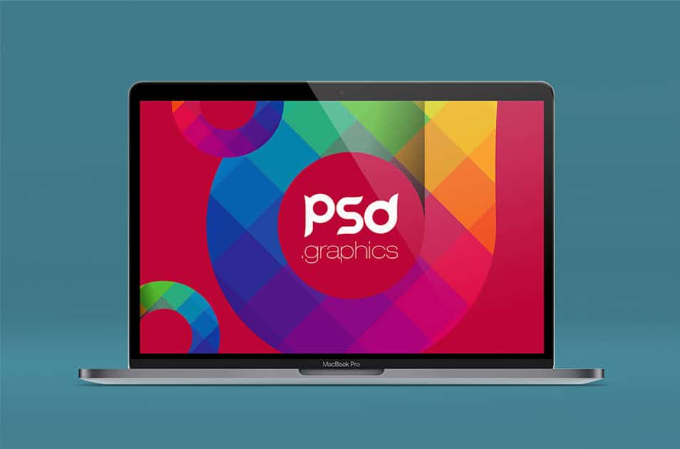 New Macbook Pro Free PSD Mockup