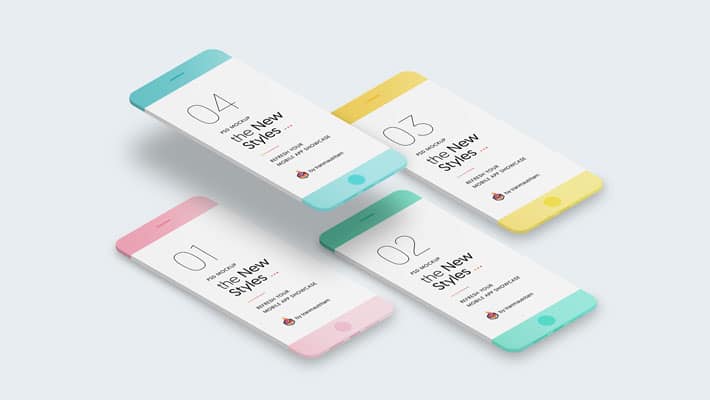 New Minimalistic Phone Mockups