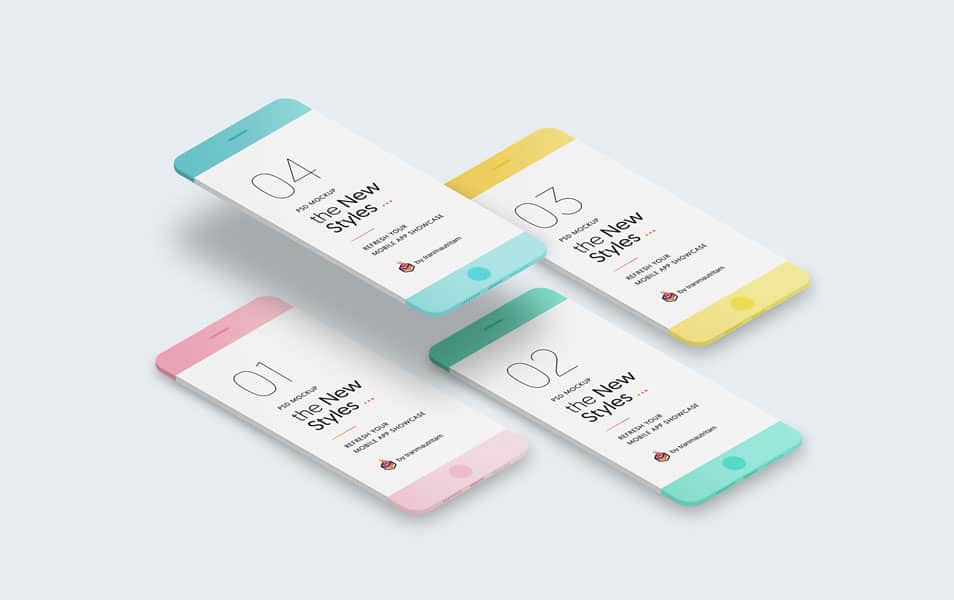 New Minimalistic Phone Mockups