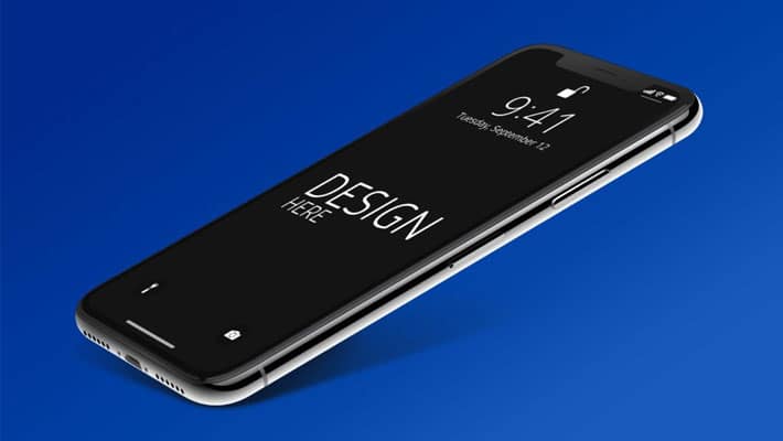 New iPhone-X PSD Mockup