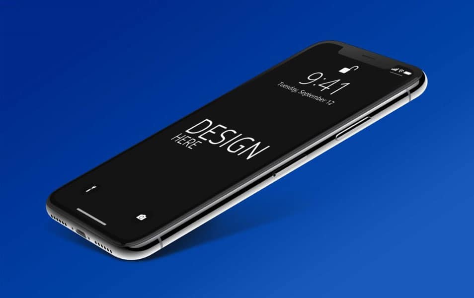 New iPhone-X PSD Mockup