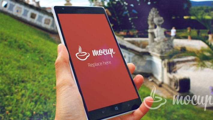 Nokia Lumia 1520 Mockup Wedding